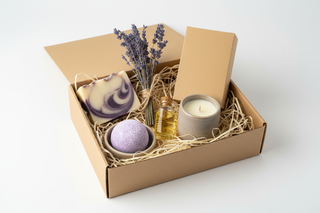 no labels and kraft packaging 